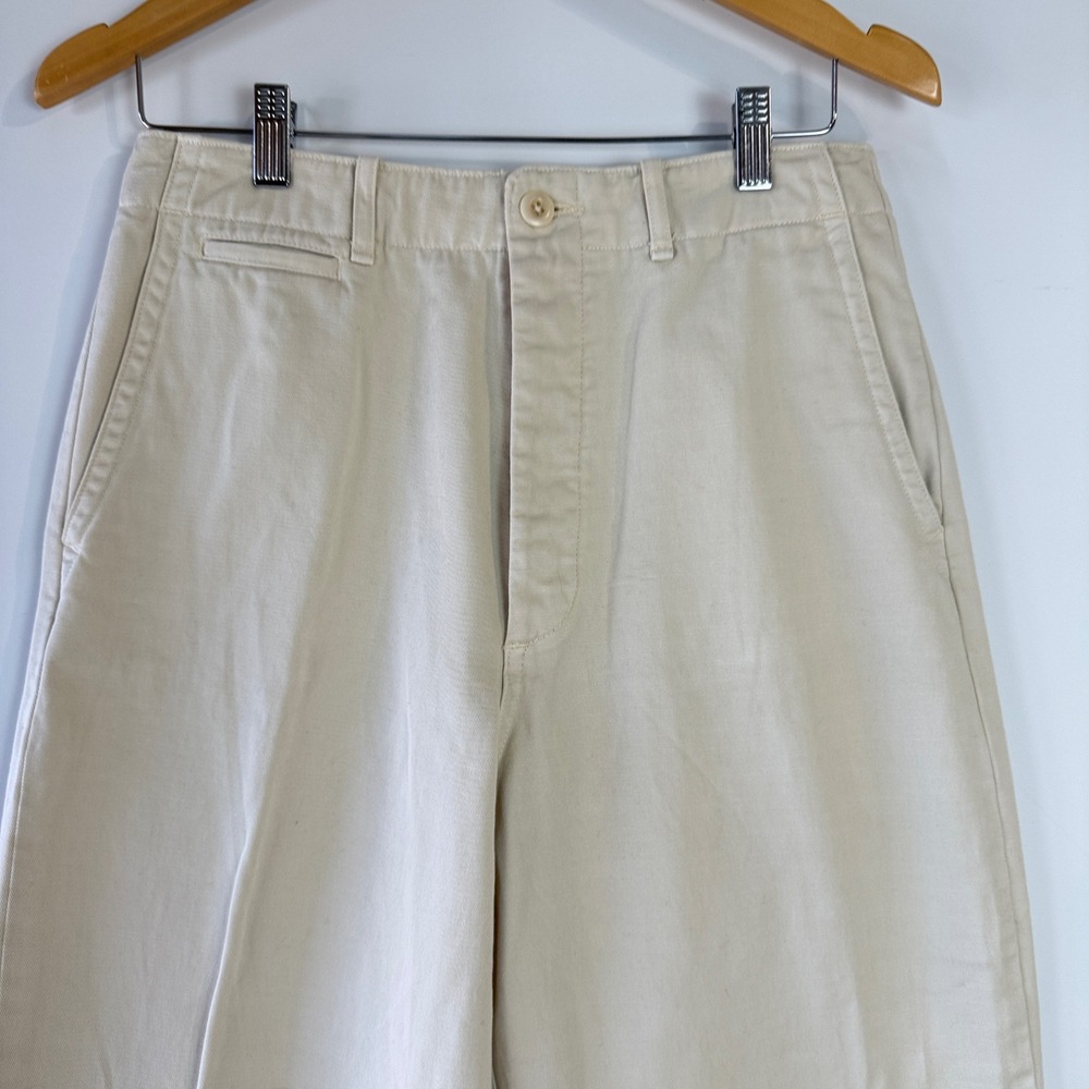 Buck Mason At Ease Chino Womens 29 Sand Straight Leg Cotton Utility Pants - Picture 3 of 16